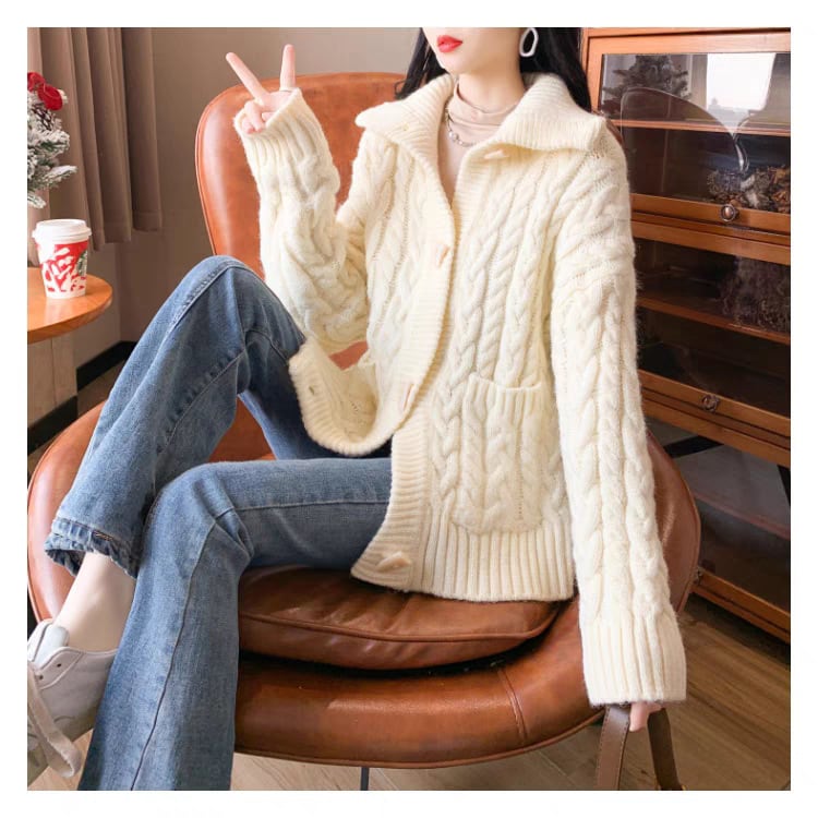 【outer】ニットカーデ　M25750