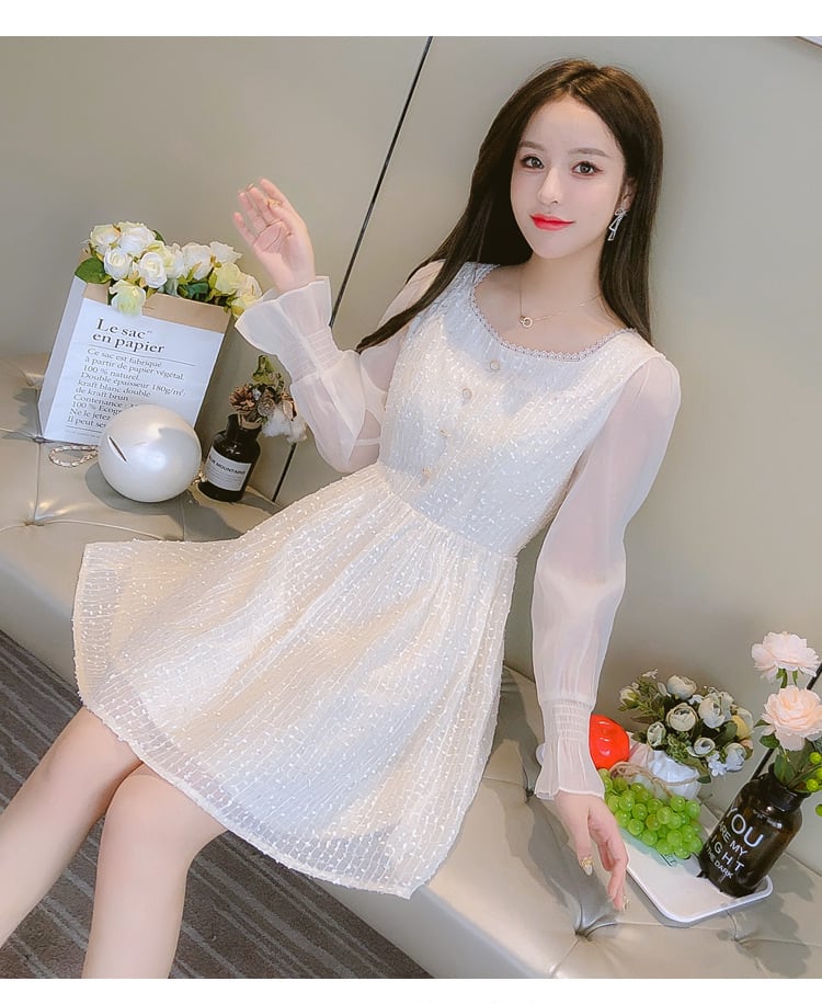 【dress】デートワンピース　M25360
