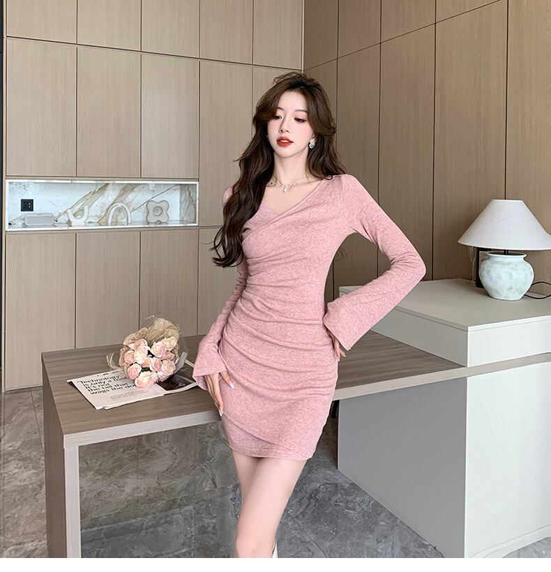 【dress】ニットワンピース　M19051