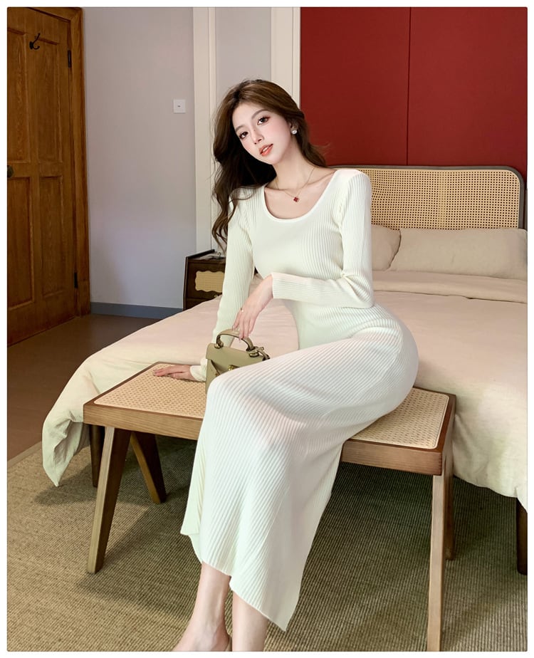 【dress】ニットワンピース　M25332