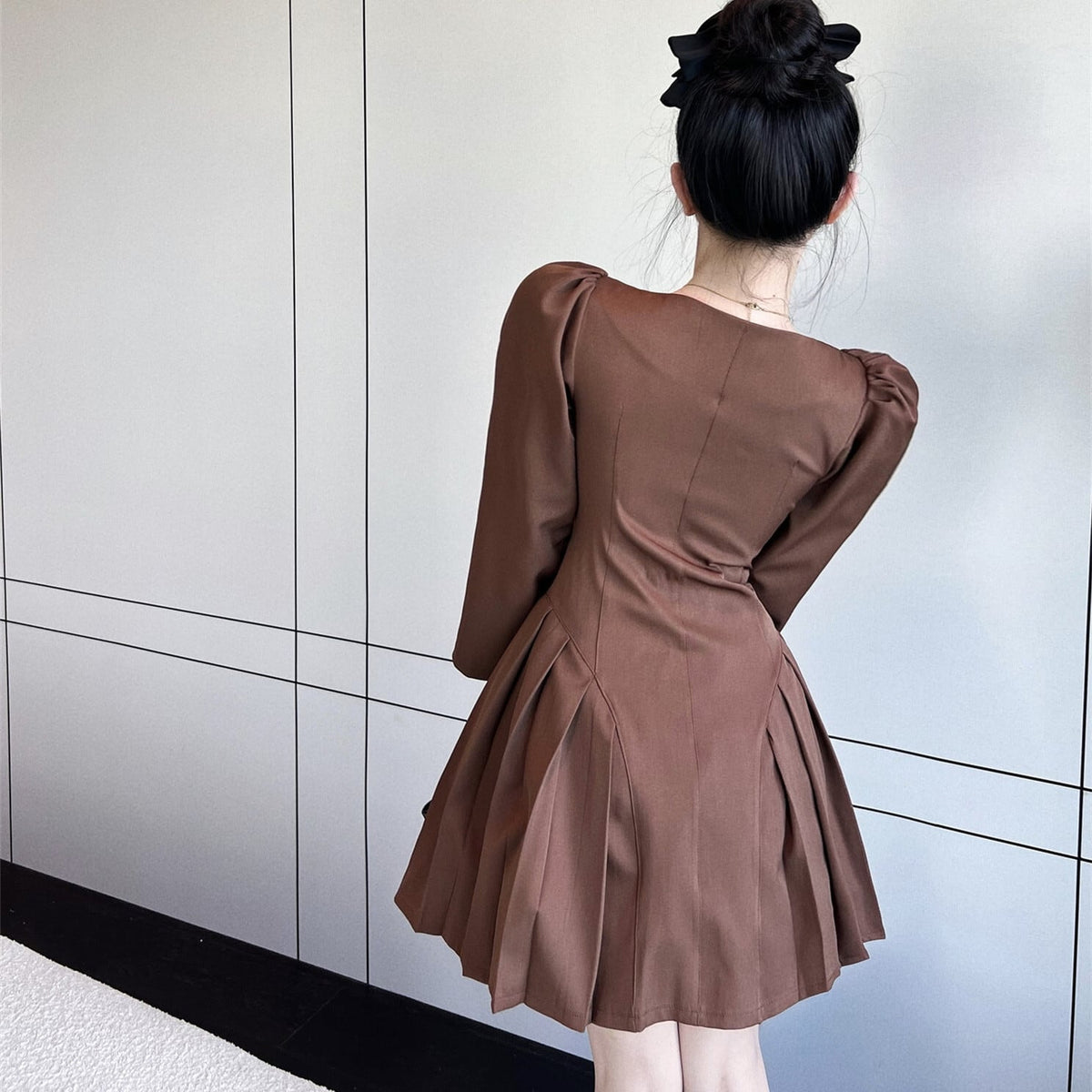 【dress】ファスナーワンピース　M27408