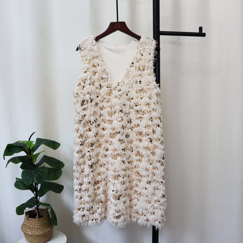 【dress】キラキラベストワンピース　M25437