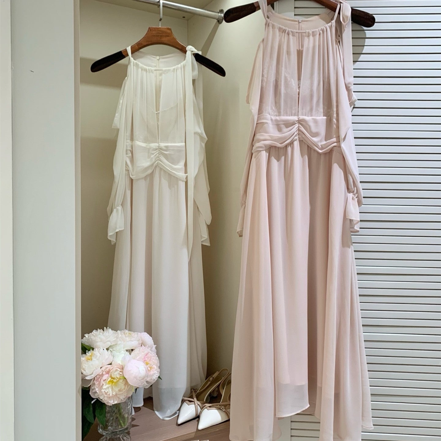 【dress】オフショルロングワンピース   N3769