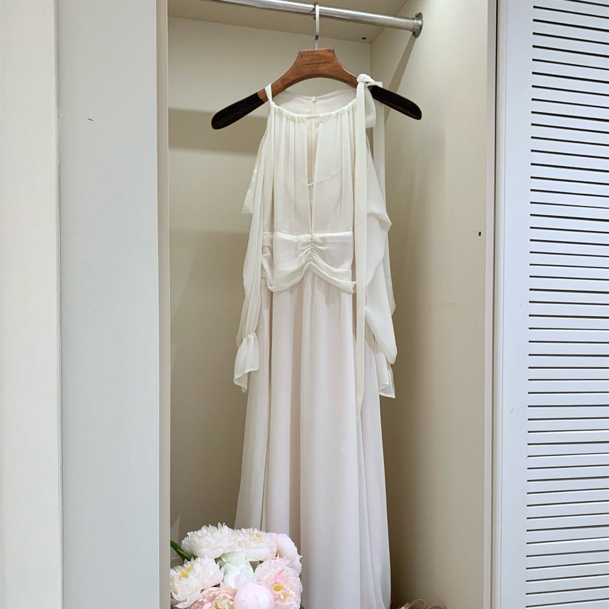 【dress】オフショルロングワンピース   N3769