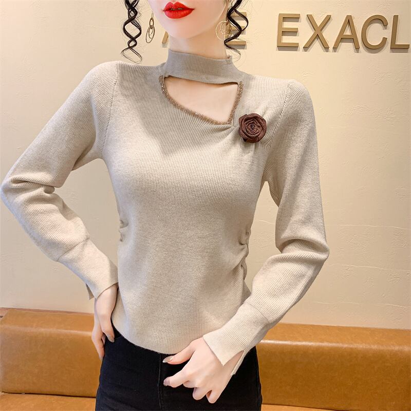 【tops】立体フラワーニットトップス　M27919