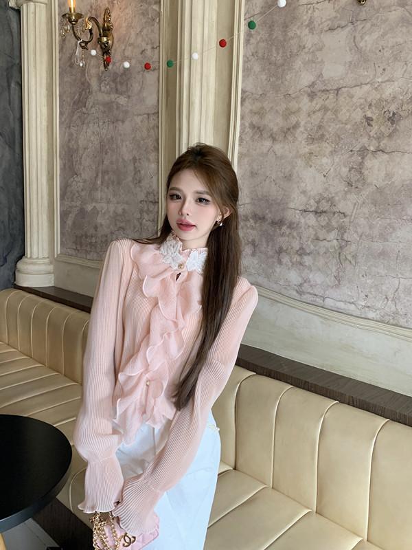 【tops】フリルブラウスG20406