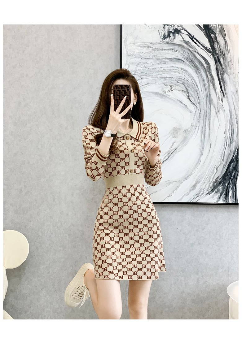 【dress】ニットワンピース　M25460
