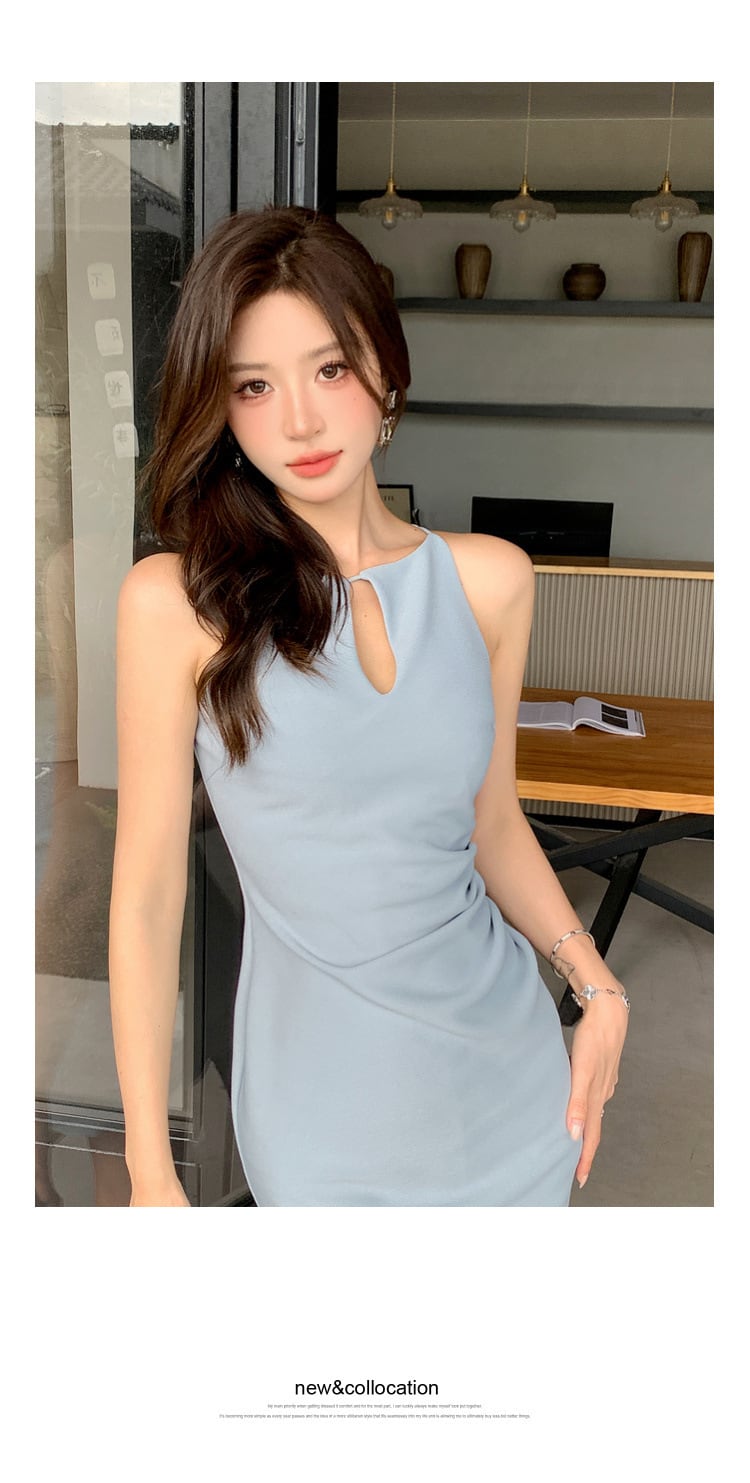 【dress】ノースリーブワンピース　M24109