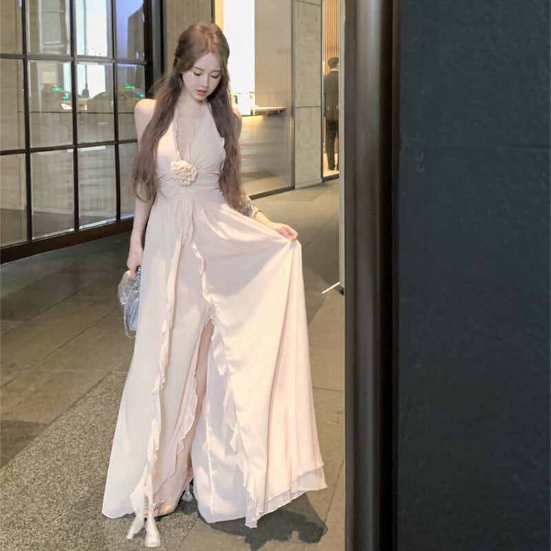 【dress】ホルターネックワンピース　M24518