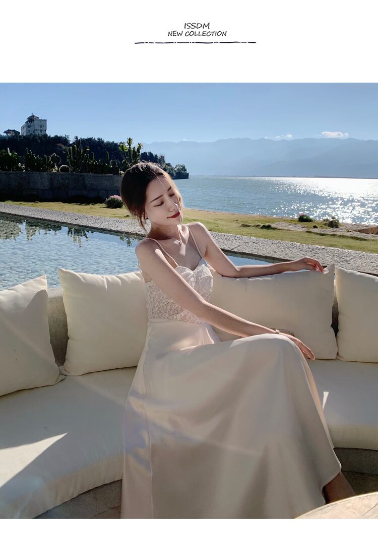 【dress】レース切り替えキャミワンピース G21265