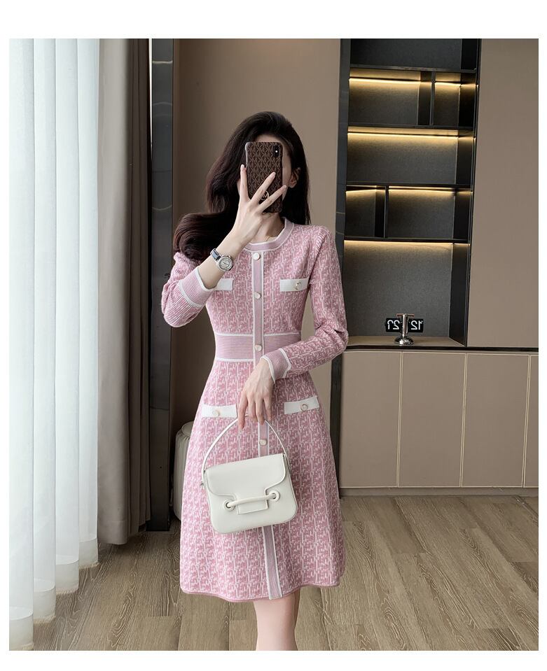 【dress】ニットワンピース　M19167
