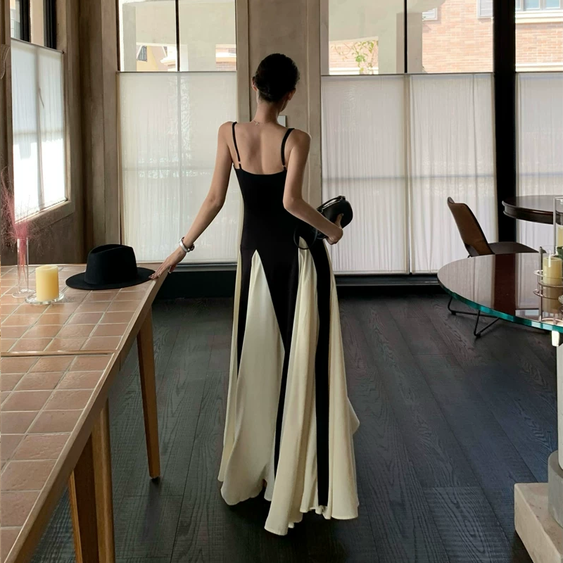 【dress】ロングキャミワンピース Q8394