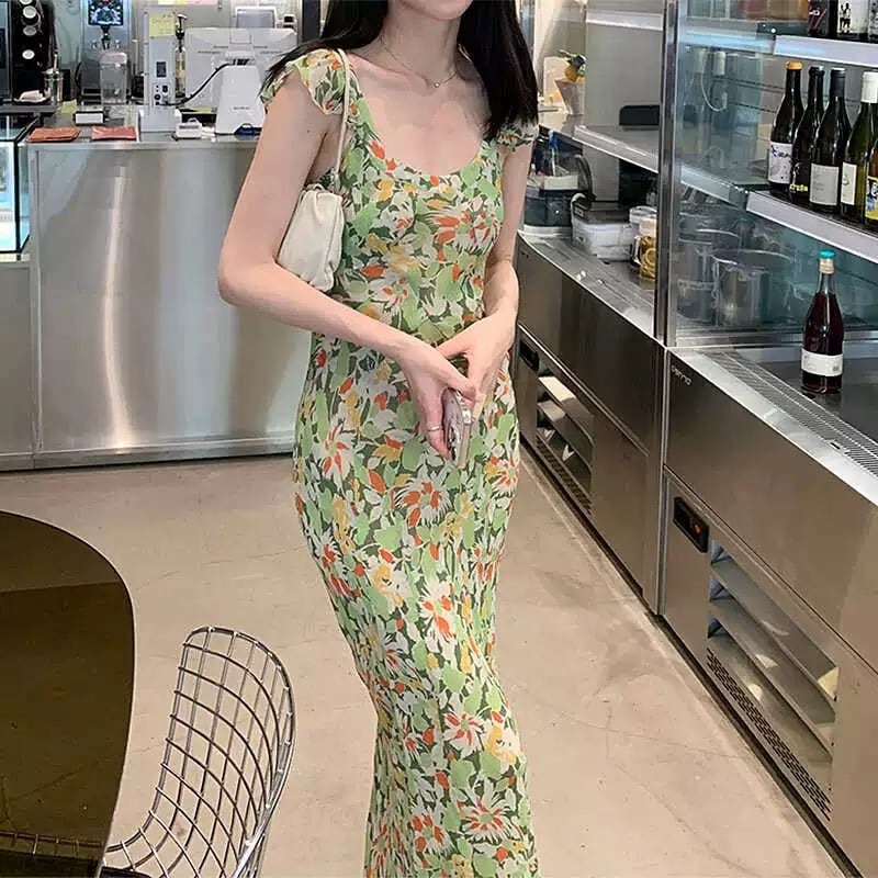 【dress】プリントワンピース　M24456