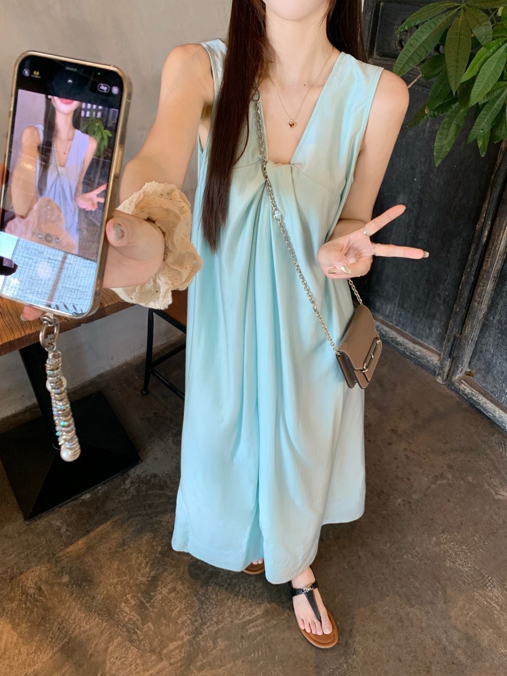 【dress】ノースリーブワンピース　M24956