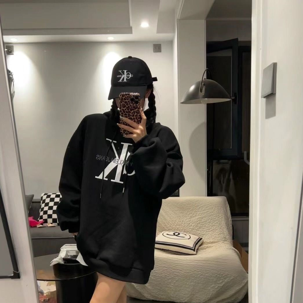 【tops】2色フード付きパーカーF8068