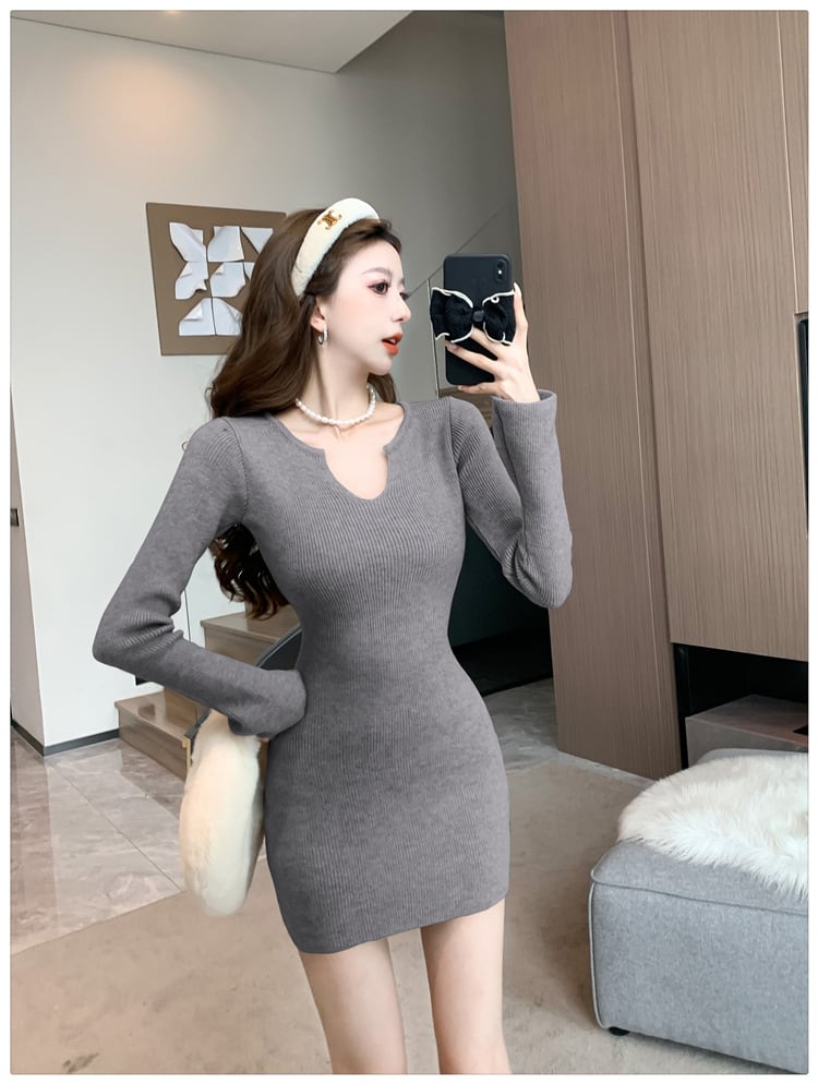 【dress】ニットワンピース　M28213