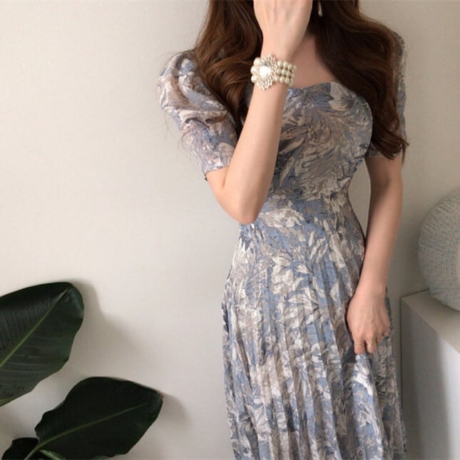 【dress】プリントワンピース　M24231