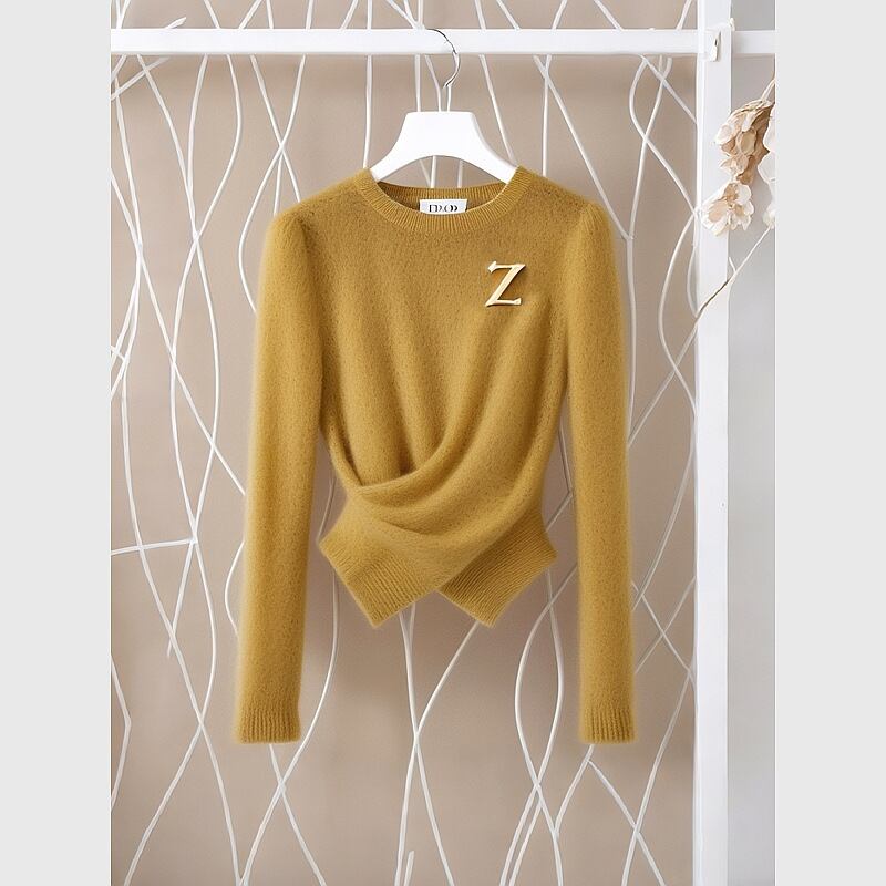 【tops】クロスニットトップス　M28765