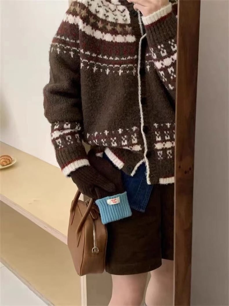 【outer】ニットカーデ　M25984