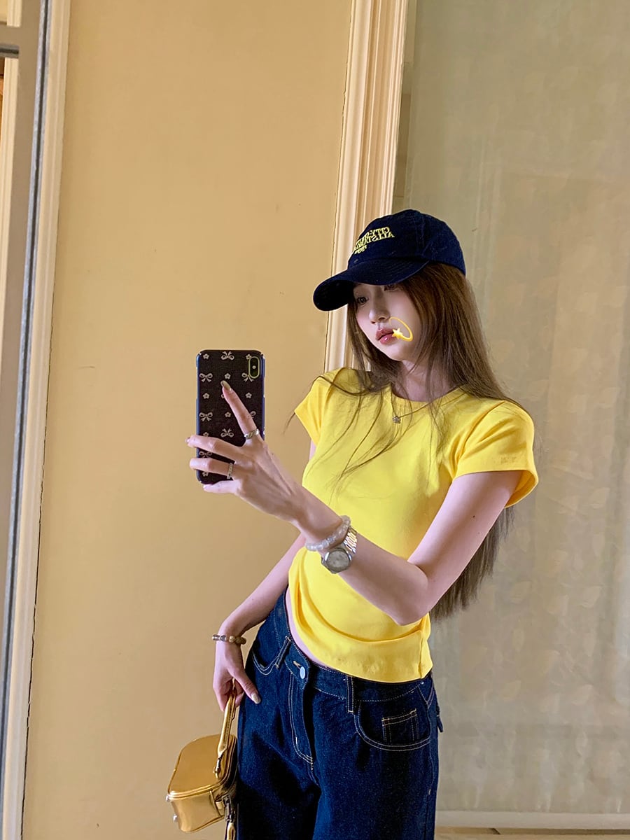 【tops】クルーネックTシャツ　M29799