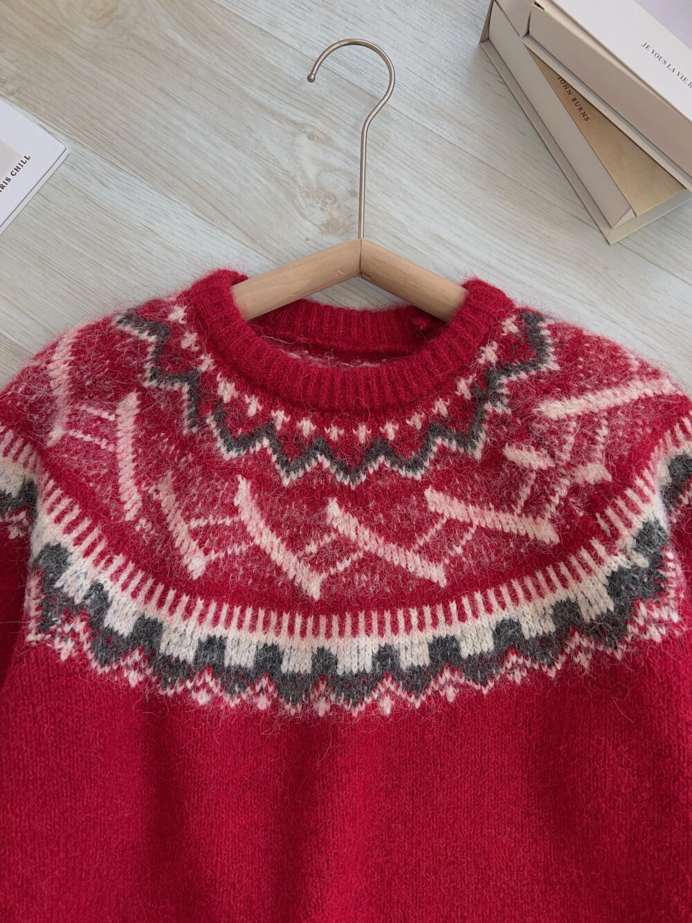 【tops】クルーネックニットセーター　M27109