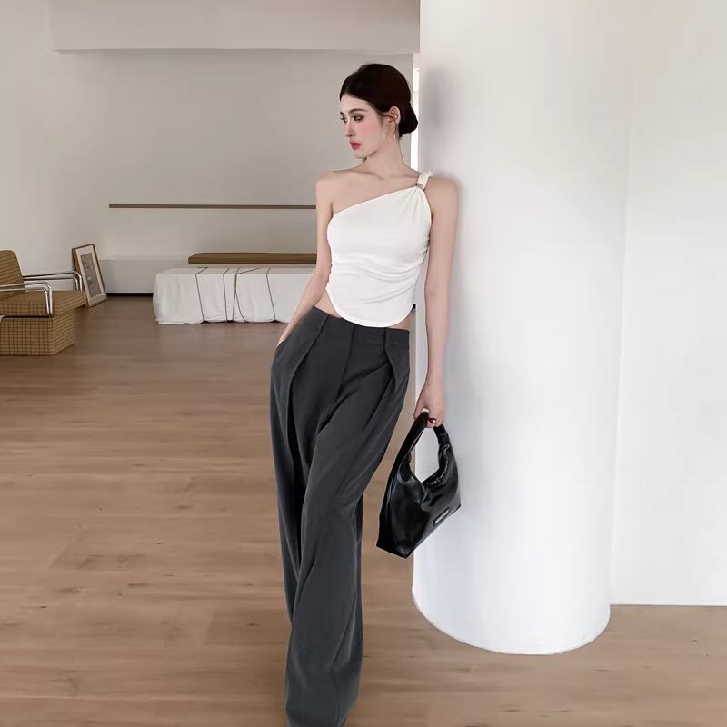 【tops】ワンショルダーキャミソール Q8269