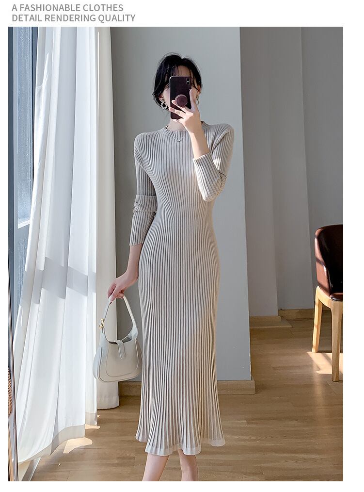 【dress】ニットワンピース　M18482