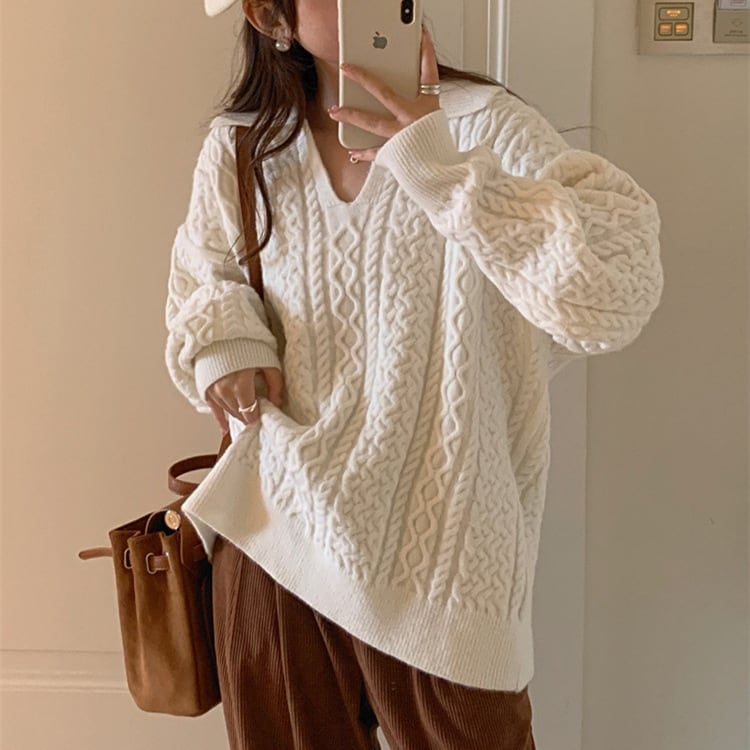 【tops】ニットセーター　M25989