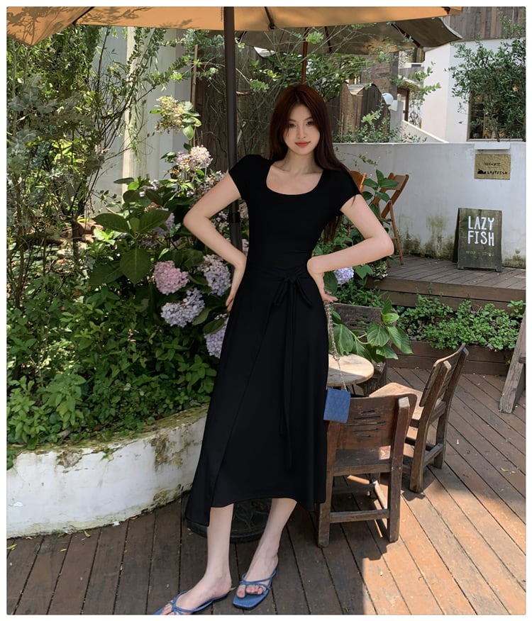【dress】無地ワンピース　M24655