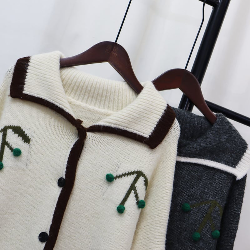 【outer】ニットカーデ　M25411
