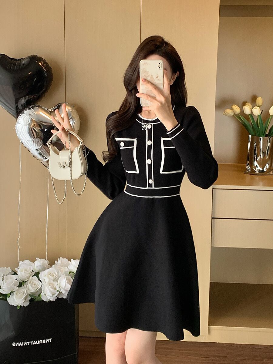【dress】ニットワンピース　M28391