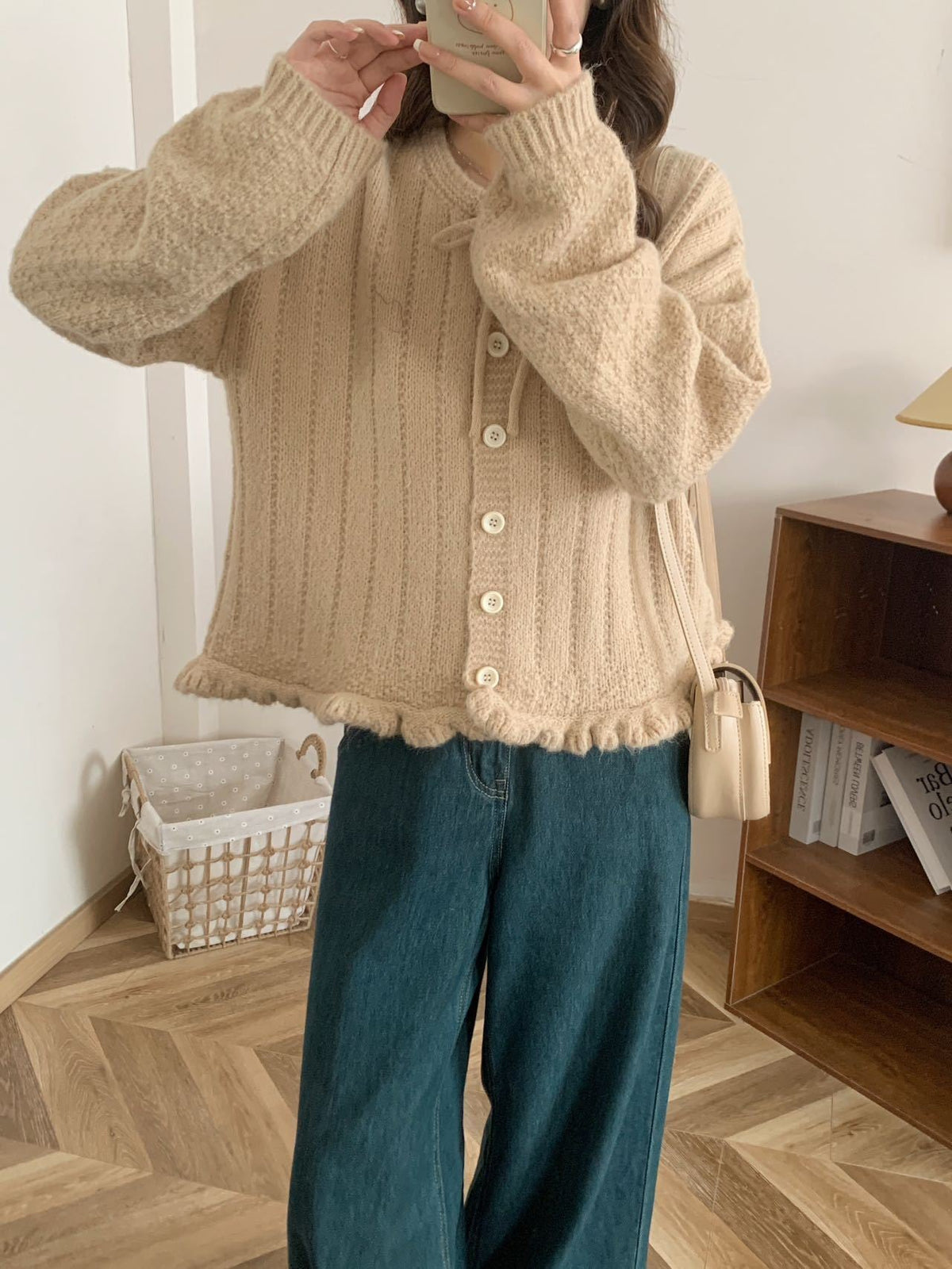 【outer】ニットカーデ　M26423