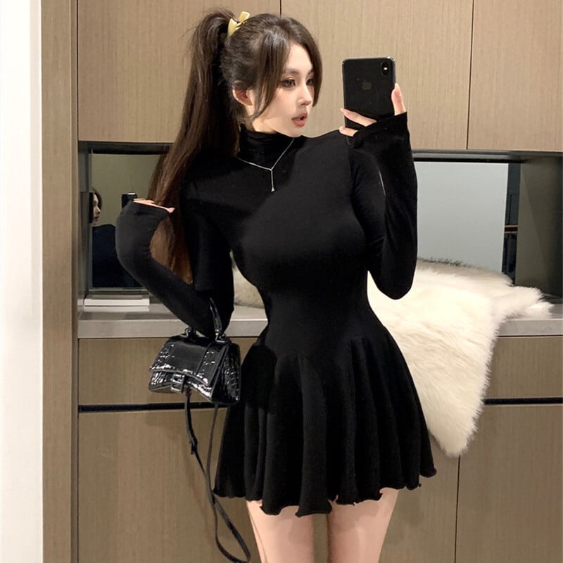 【dress】ハイネックワンピース　M27758