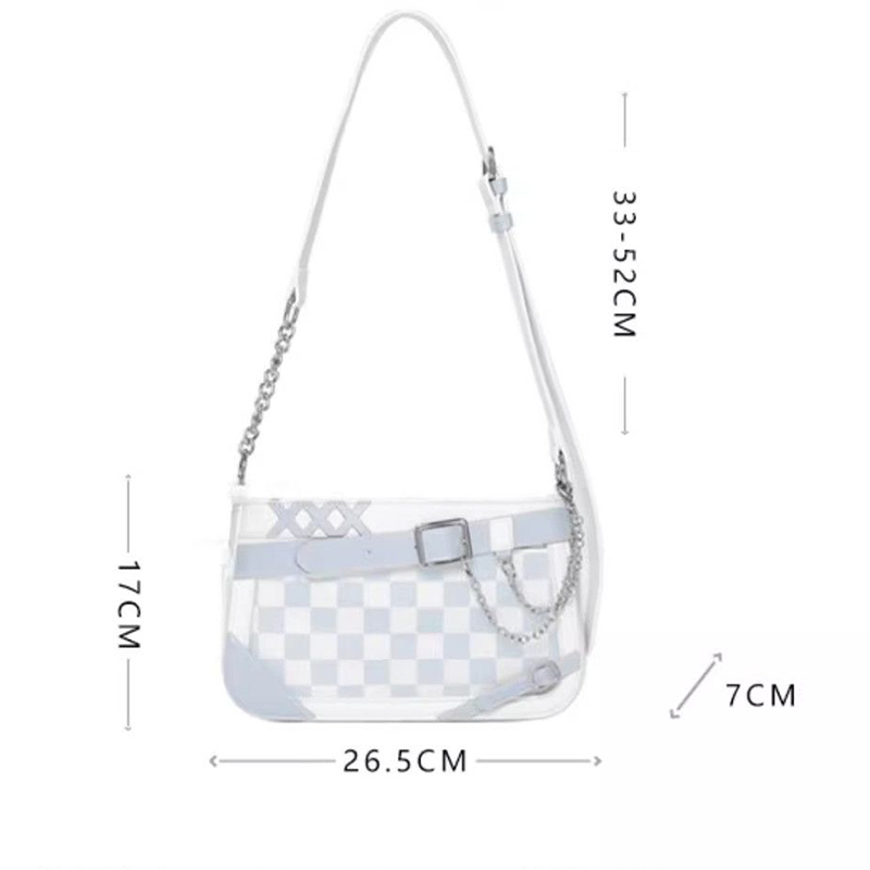 【GOODS】痛バック チェーン ショルダーバッグ Ｑ2242