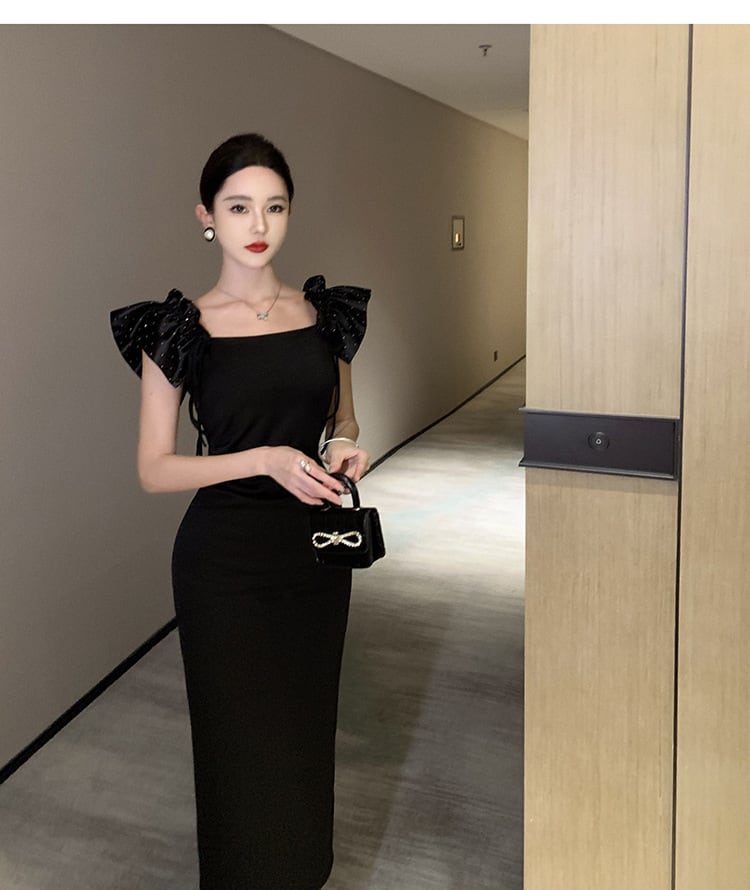 【dress】オフショルダーワンピース G20127