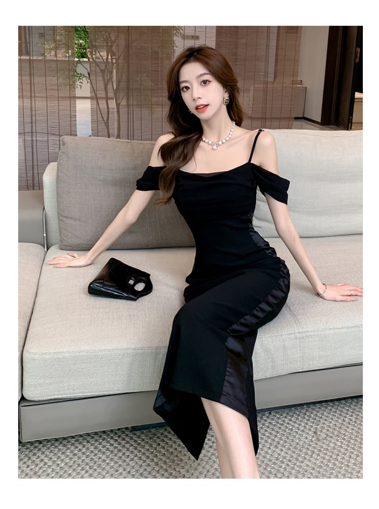 【dress】ギャザータイトキャミワンピース G21585