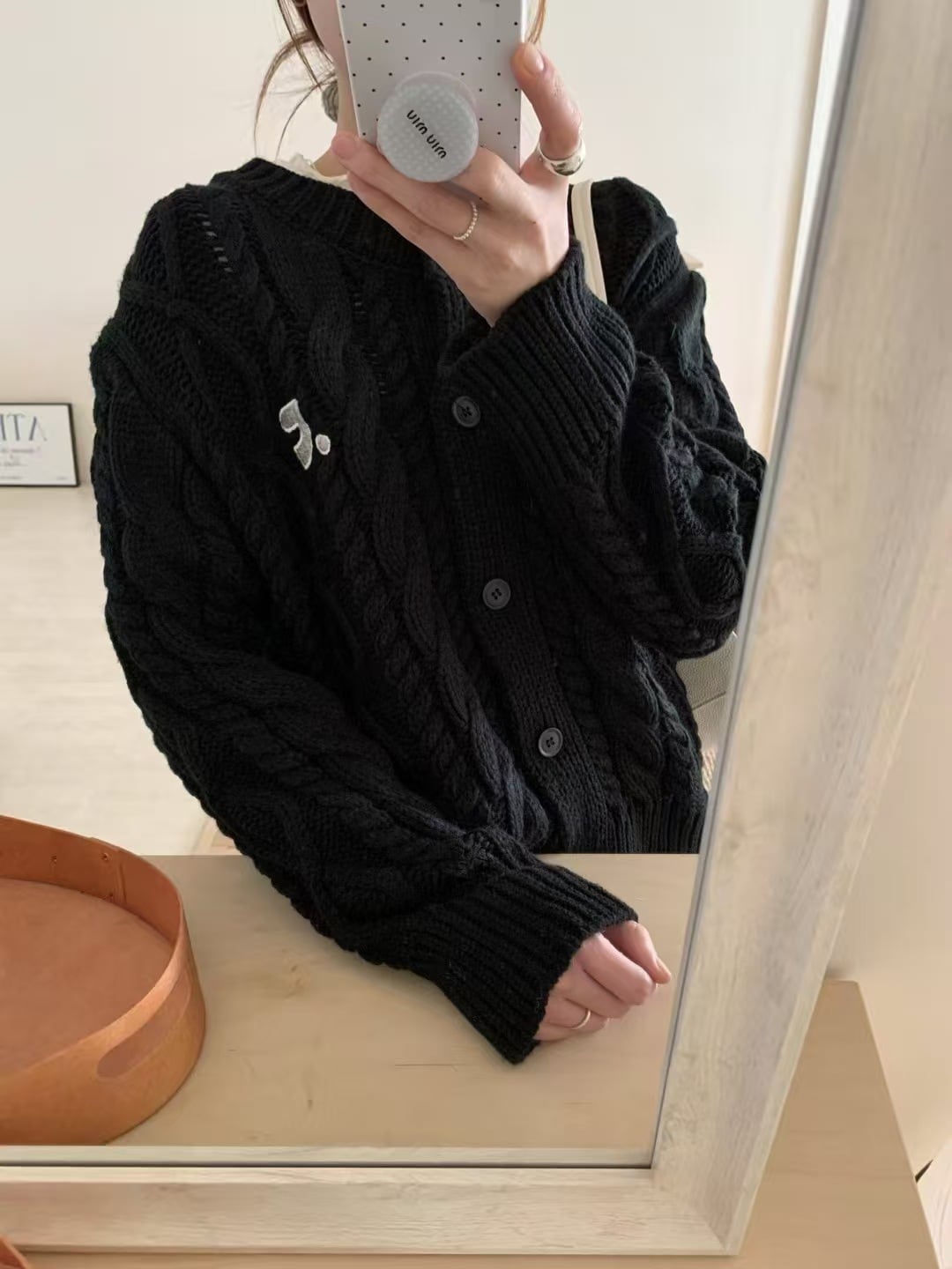 【outer】ニットカーデ　M28823
