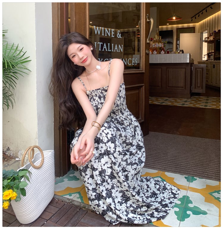 【dress】プリントキャミワンピース　M24976