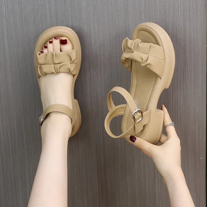 【Shoes】チャンキーヒールサンダル　M30233
