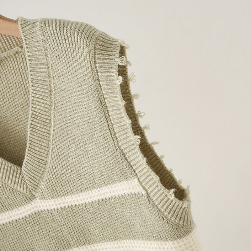 【tops】ニットベスト　M25581