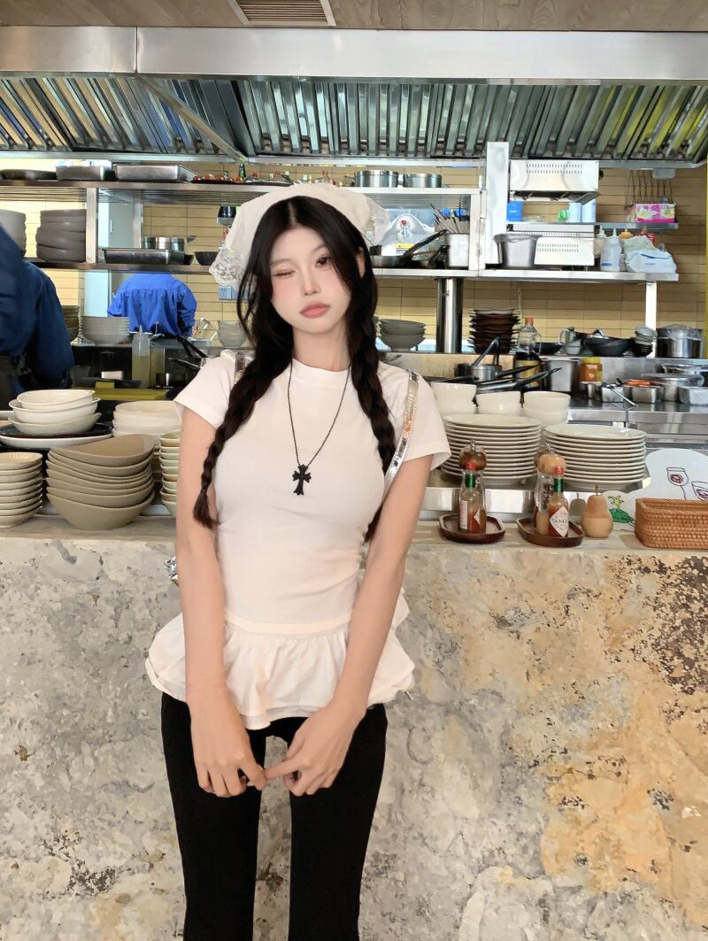 【tops】切り替えTシャツG20291