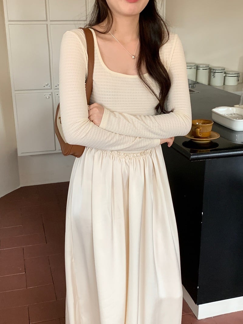 【dress】切り替えワンピース　M25711