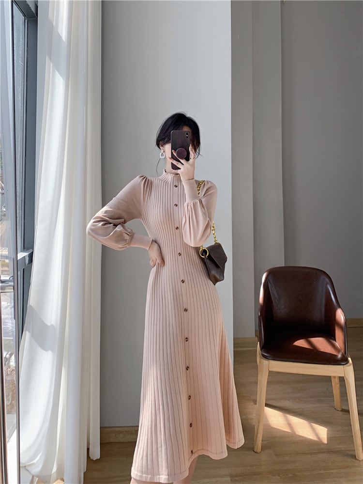 【dress】ニットワンピース　M25449