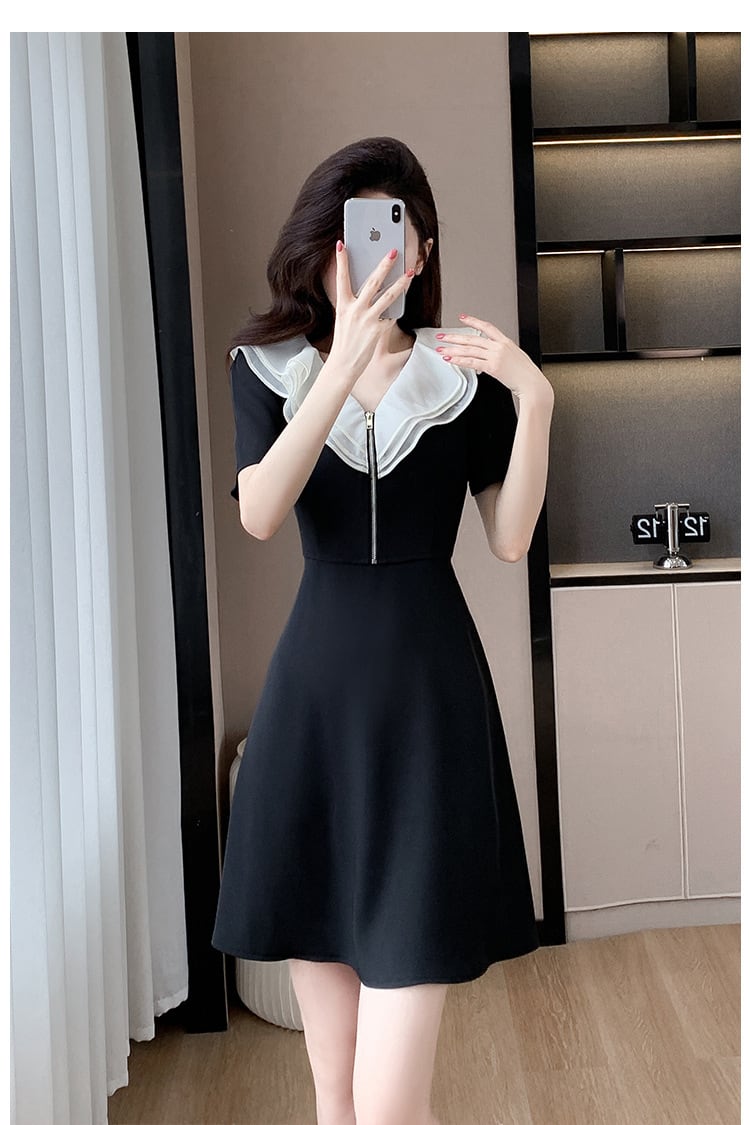 【dress】フリルデートワンピース　M24563