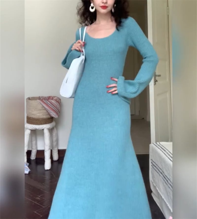 【dress】ニットワンピース　M28343