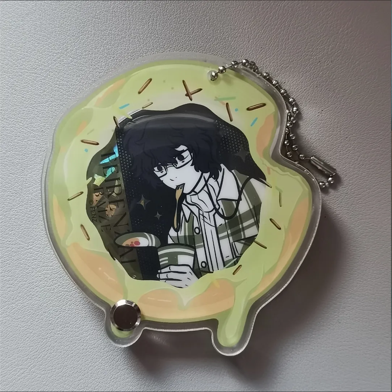 【GOODS】アクリル ドーナツ 58MM 缶バッジ ホルダー Q2536