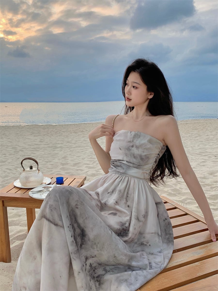 【dress】ベアトップワンピース　M25294