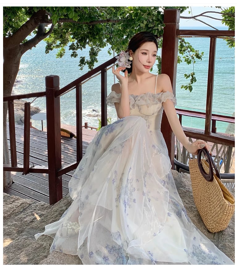 【dress】フリルキャミワンピース　M31465