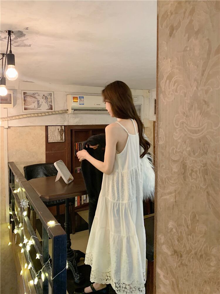 【dress】レースキャミワンピース G20138