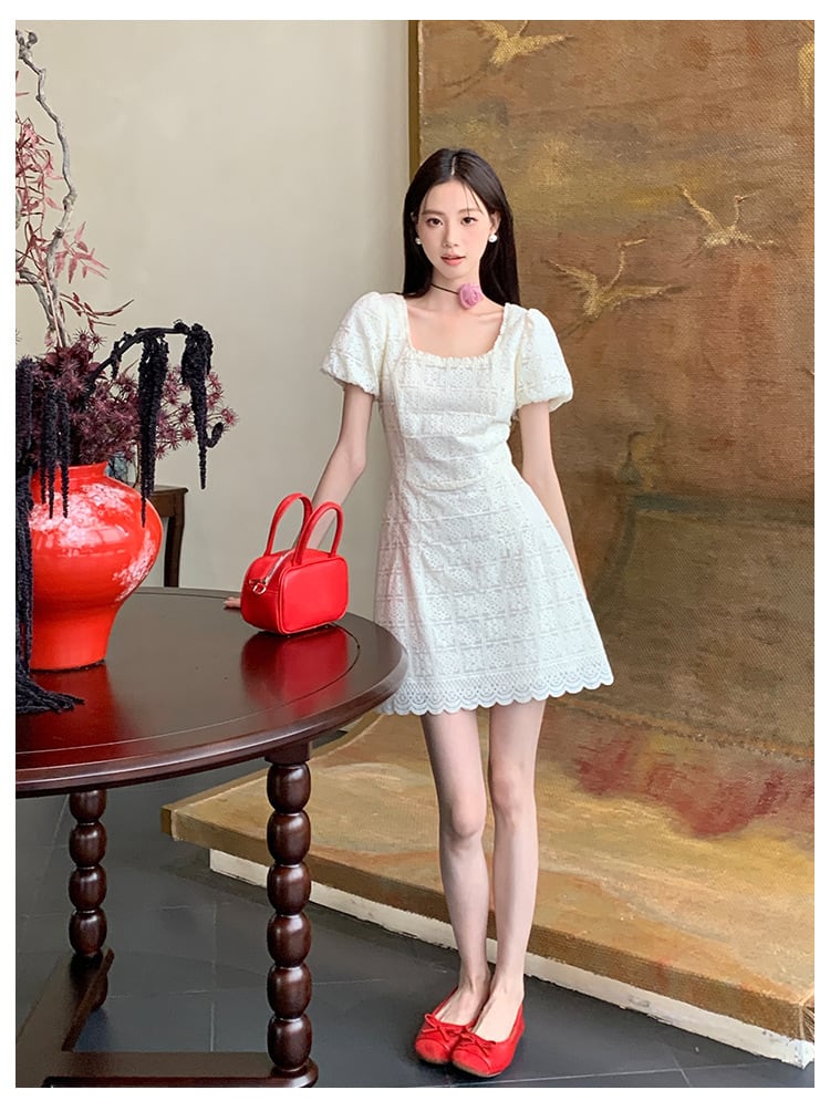 【dress】レースワンピース　M24100